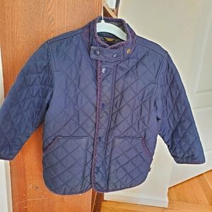 Baby Gap navy blue quilted spring/fall jacket size 4